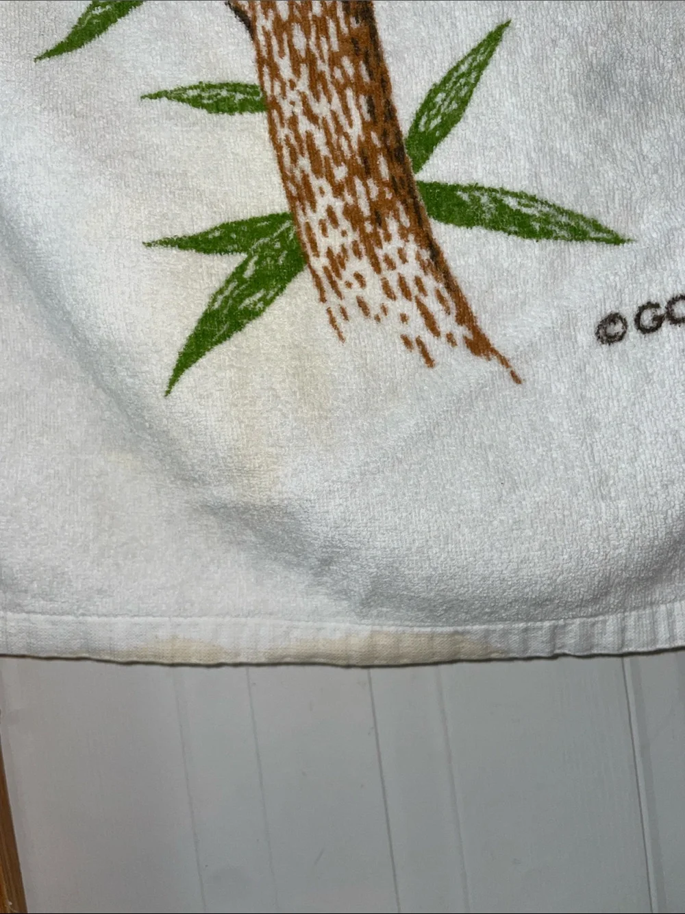 Vintage beach towel
